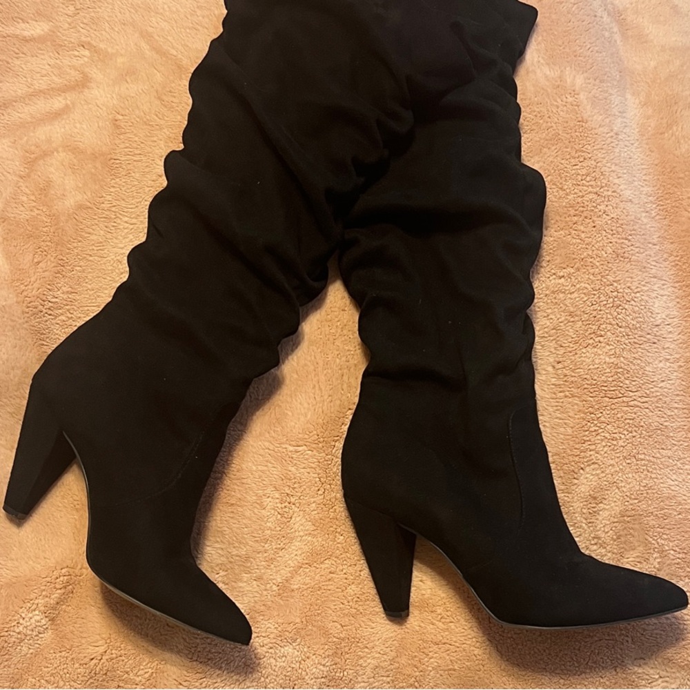 Design Lab Lord & Taylor Black Heeled Boots